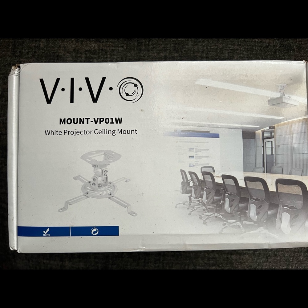 VIVO Universal Adjustable Ceiling Projector, Extending Arms Mounting Bracket,
